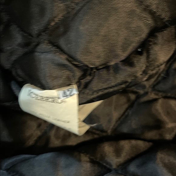 Iceberg Black Bomber with beautiful Tan Fur Hood. Design only on front - Picture 11 of 12